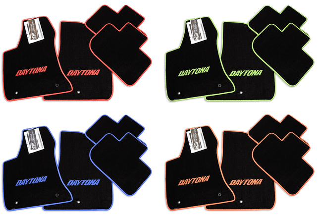 Dodge Charger Daytona Floor Mats - Premium Upgrade