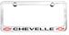 1966 1967 Chevelle Bowtie Engraved License Plate Frame