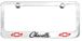 1968 1969 Chevelle Bowtie Engraved License Plate Frame