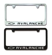 Chevrolet Avalanche Engraved Bowtie License Plate Frame
