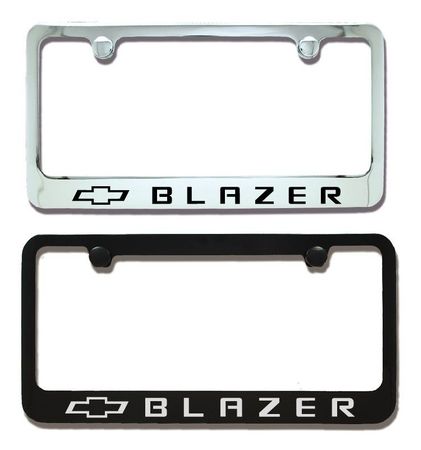 Au-TOMOTIVE GOLD Chevy Trailblazer License Plate Frame - Stainless Steel