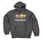 Chevrolet Gold Bowtie Charcoal Hoodie Sweatshirt