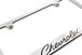 Chevrolet Classic Bowtie Engraved License Plate Frame Custom Colors
