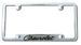 Chevrolet Classic Bowtie Engraved License Plate Frame Custom Colors
