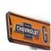 Chevrolet Bowtie Garage Street Tin Decorative Sign - Toolbox Refrigerator Magnet