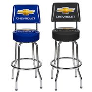 Chevrolet Bowtie Stool With Back