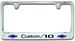 Chevrolet C/10 Custom Deluxe CST/10 Engraved License Plate Frame Custom Colors