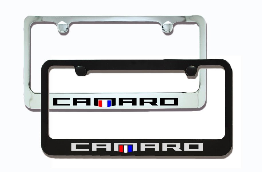 Chevrolet Camaro Heritage Engraved License Plate Frame