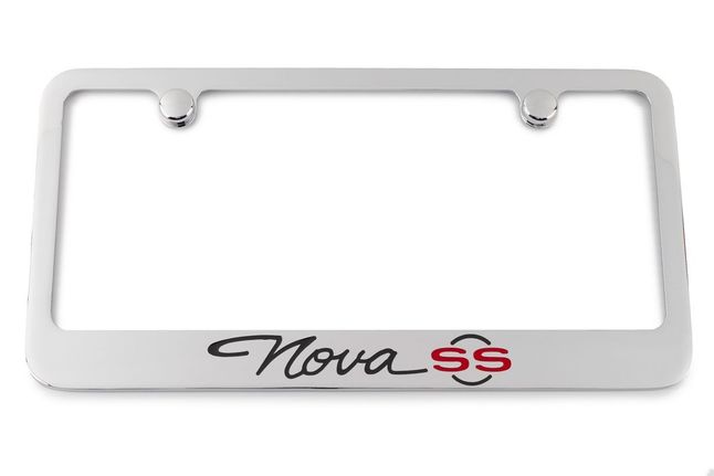 1965 Chevrolet Nova SS Engraved License Plate Frame Custom Colors