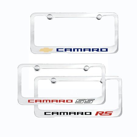 Chevrolet Camaro SS RS Engraved License Plate Frame