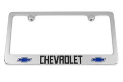 Chevrolet Classic Truck Tailgate Logo Engraved License Plate Frame Custom Colors