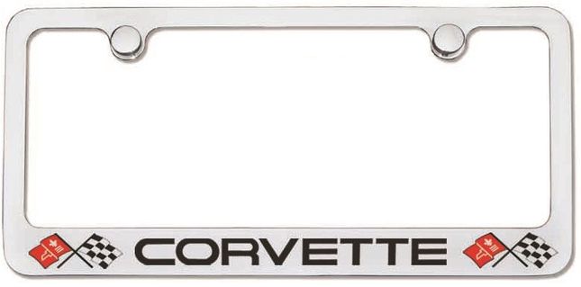 Chevrolet Classic Corvette 1974 1975 Engraved License Plate Frame