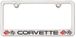 Chevrolet Classic Corvette 1974 1975 Engraved License Plate Frame
