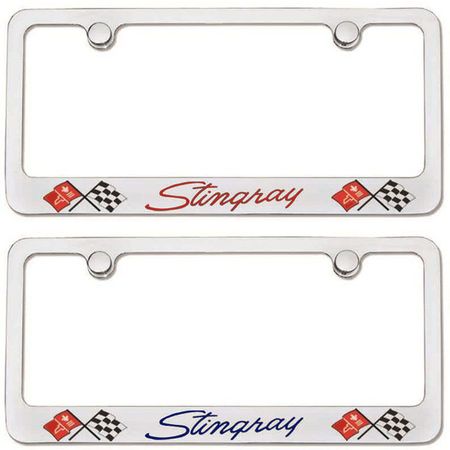 Chevrolet Classic Stingray Engraved License Plate Frame