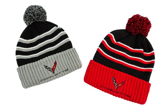 Chevrolet Corvette Beanie with Pom Pom