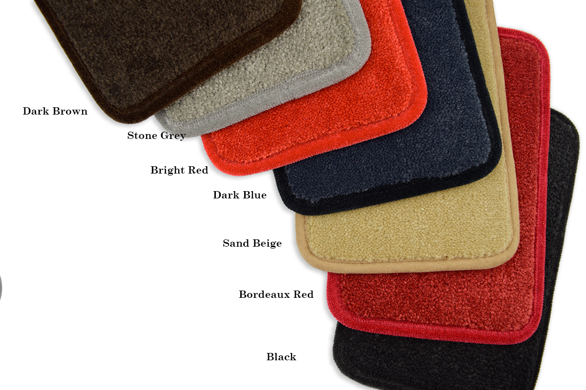 Lloyd Mats Classic Loop 3-Piece Floor Mat Set For C4 Corvette Coupe (1991-1994) – Black With Silver Logos