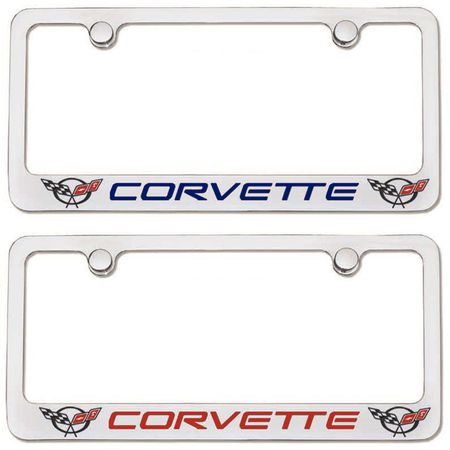 Chevrolet Corvette C5 1997-2004 Engraved License Plate Frame Custom Colors