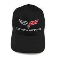 Chevrolet Corvette C6 Black Twill Hat 2005 - 2013
