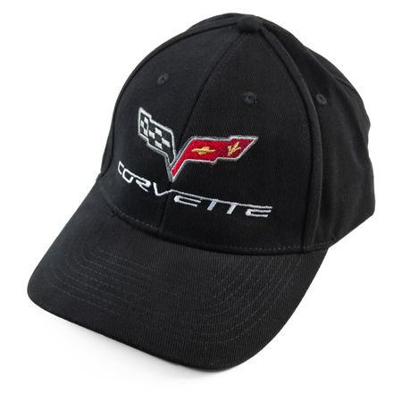 Chevrolet Classic Corvette Cotton Twill Black Hat Cap - SHIPPED IN A - Foto 4