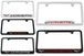 Chevrolet Corvette C6 Engraved License Plate Frame