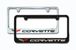Chevrolet Corvette C6 Engraved License Plate Frame