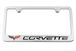 Chevrolet Corvette C6 Engraved License Plate Frame