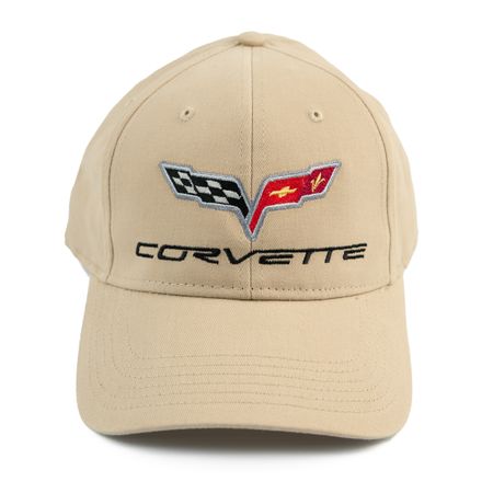 Chevrolet Corvette C6 Khaki Twill Hat 2005 - 2013