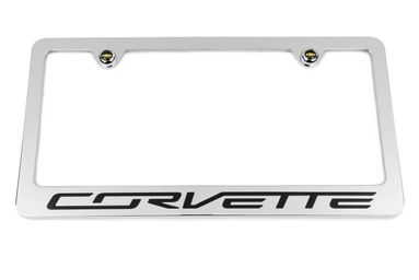Chevrolet Corvette C7  Chrome License Plate Frame