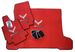 Corvette C7 Floor Mats – Adrenaline Red, Premium 32oz Carpet, 5-Year Warranty