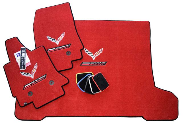 Chevrolet Corvette C7 Grand Sport Floor Mats Set - Premium Upgrade