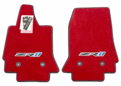 Chevrolet Corvette C7 ZR1 Floor Mats - Adrenaline Red - Premium Upgrade