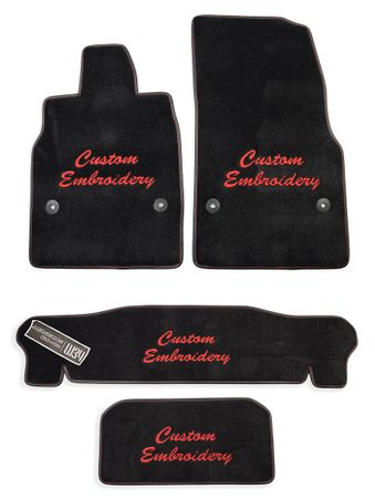 Chevrolet Corvette C8 Custom Floor Mats Set - Premium Upgrade
