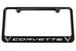 Chevrolet Corvette C8 Engraved License Plate Frame - Choose Colors