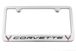 Chevrolet Corvette C8 Engraved License Plate Frame - Choose Colors
