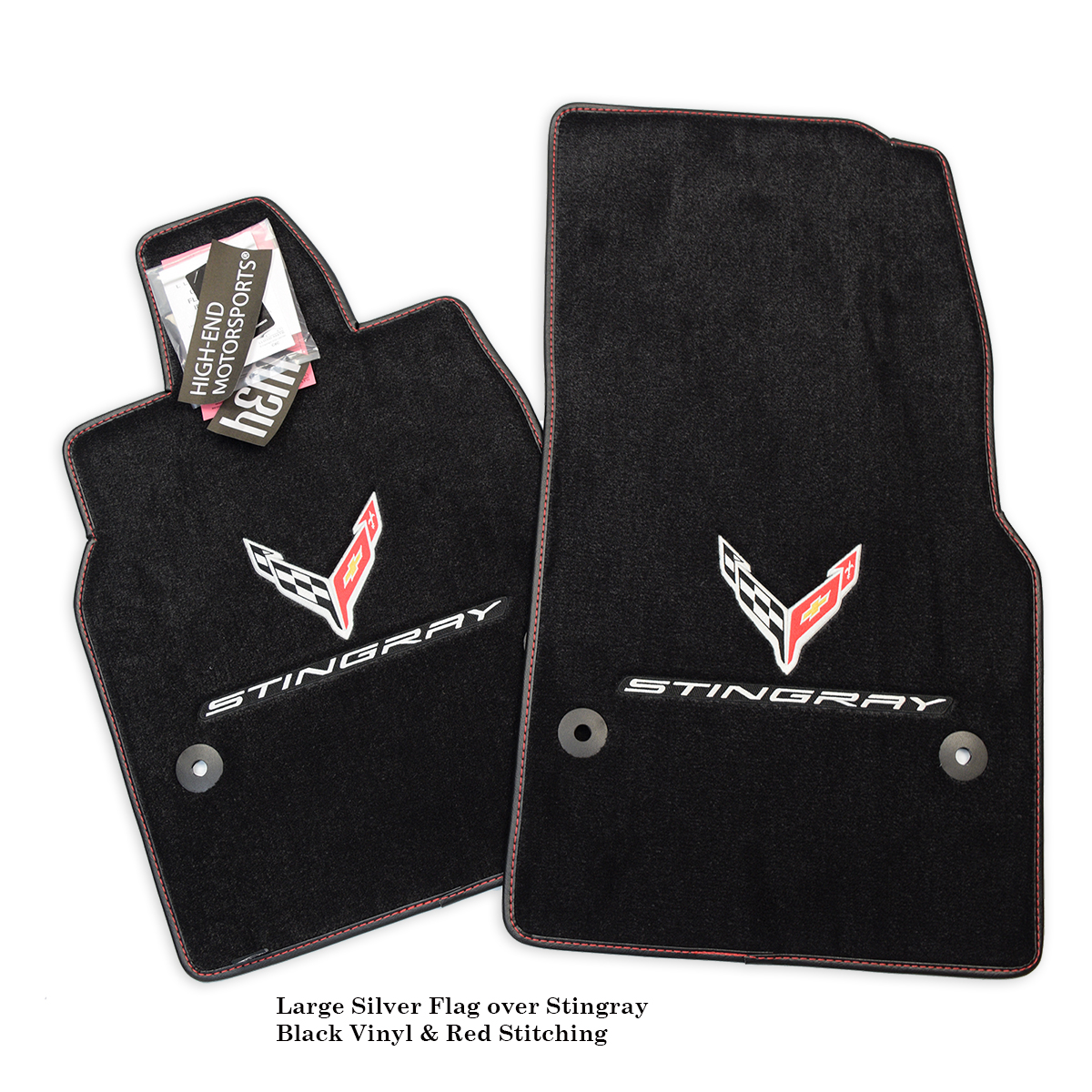 Chevrolet Corvette C8 Front Floor Mats Stingray Z06 Logos
