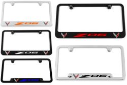 Chevrolet Corvette C8 Z06 Engraved License Plate Frame