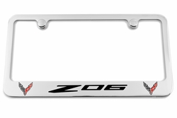 Chevrolet Corvette C8 Z06 Engraved License Plate Frame