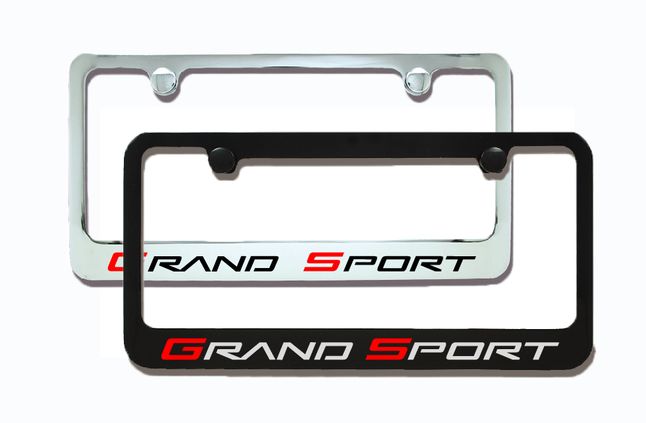 Chevrolet Corvette Grand Sport Engraved License Plate Frame