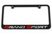 Chevrolet Corvette Grand Sport Engraved License Plate Frame