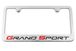 Chevrolet Corvette Grand Sport Engraved License Plate Frame