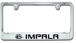Chevrolet Impala Deer Logo Engraved Deer License Plate Frame
