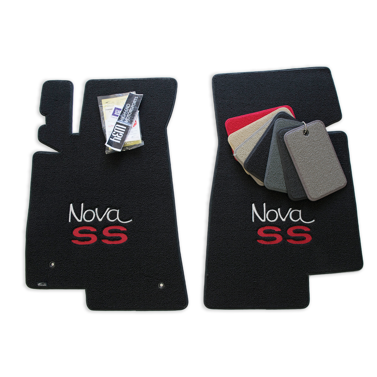thumbnail image 2 of Lloyd Mats Velourtex Custom Front Floor Mats For Chevrolet Nova SS 1963-1964 2 of 5