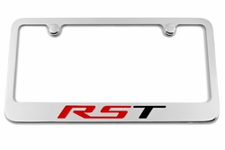 Chevrolet RST Engraved License Plate Frame