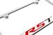 Chevrolet RST Engraved License Plate Frame