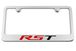 Chevrolet RST Engraved License Plate Frame