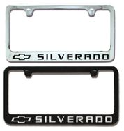 Chevrolet Silverado Bowtie Engraved License Plate Frame