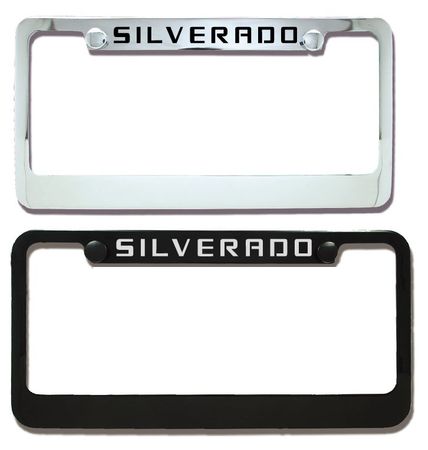 thumbnail interactive-video image 1 of Mirror Polished Stainless Steel Laser Engraved License Plate Holder - Fits Nissan 1 of 5