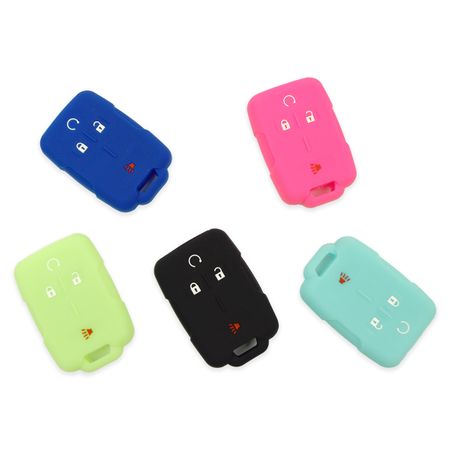 Pair (2), Chevrolet Silverado Silicone Rubber Keyless Remote Cover  2014 - 2021