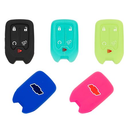 Pair (2), Chevrolet Silverado Solid Silicone Rubber Remote Keyless Cover  2019 - 2023