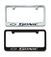 Chevrolet Sonic Bowtie Engraved License Plate Frame
